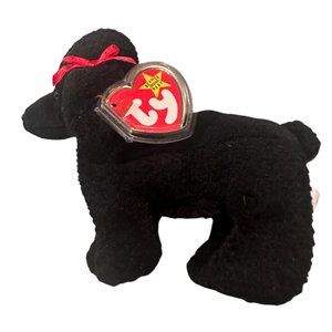 Gigi Black Poodle TY beanie babies 5th Gen hang tag NWMT